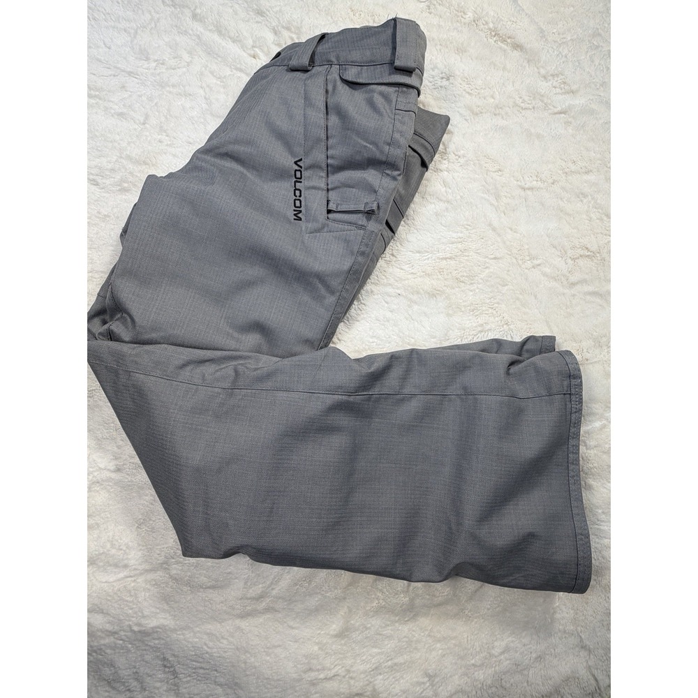 Kids Ski‎ Snowboarding Pants Volcom Size Small Youth Snow Gray